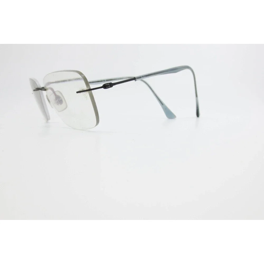 Ray-Ban RB8725 Light Ray Blue Rimless Metal Eyeglass Frames